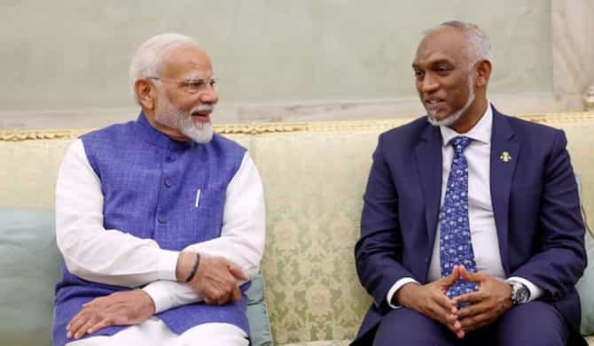 मालदीवची अक्कल आली ठिकाण्यावर, चीन दौऱ्यात भारताबाबत महत्त्वाचे वक्तव्य