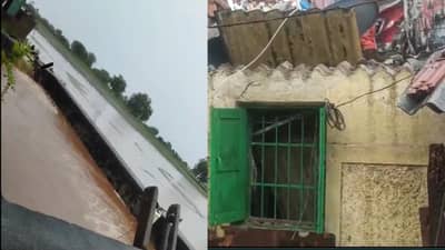 अमळनेरमध्ये विहीरी बुडाल्या, कल्याणमध्ये घराचं छत कोसळलं, पाऊस बनला कर्दनकाळ