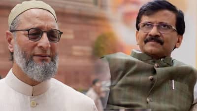 ‘… गुन्हा आहे का?’, लोकसभेतील ‘त्या’ घोषणेनंतर संजय राऊतांकडून ओवैसी यांची पाठराखण