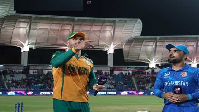 SA vs AFG Semi Final Toss: अफगाणिस्तानने टॉस जिंकला, राशिद खानचा निर्णय काय?