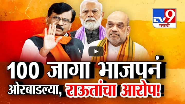 लोकसभेत भाजपने 100 जागा ओरबडल्यात, राऊतांचा गंभीर आरोप; आयोगाच्या कारभारावरही ठेवलं बोट लोकसभेत भाजपने 100 जागा ओरबडल्यात, राऊतांचा गंभीर आरोप; आयोगाच्या कारभारावरही ठेवलं बोट