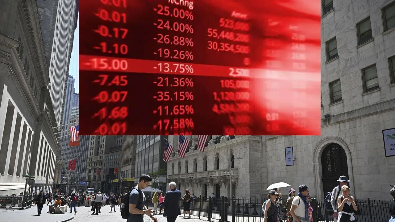 Stock Market Big Breaking : शेअर बाजारात मोठा आपटीबार, सेन्सेक्स 'इतक्या' अंकांनी घसरला