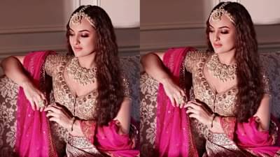 सोनाक्षी सिन्हाने पहिल्या विधीनंतर लपवला चेहरा, लग्नाच्या पूर्वीच्या विधींना सुरुवात व्हिडीओ व्हायरल