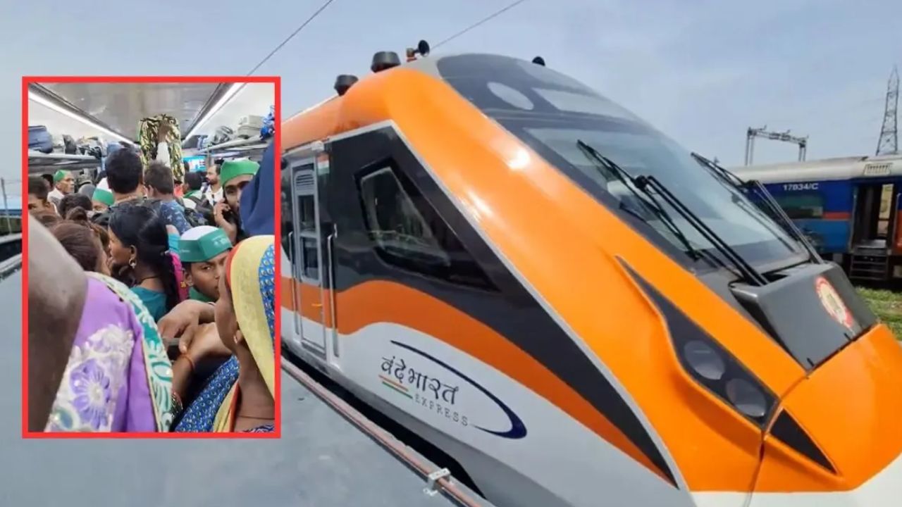 Vande Bharat Viral Video : वंदे भारत की पॅसेंजर, व्हिडिओ पाहून लोकांना बसला धक्का, प्रीमियम वंदे भारत अन् ट्रेनमध्ये आता...