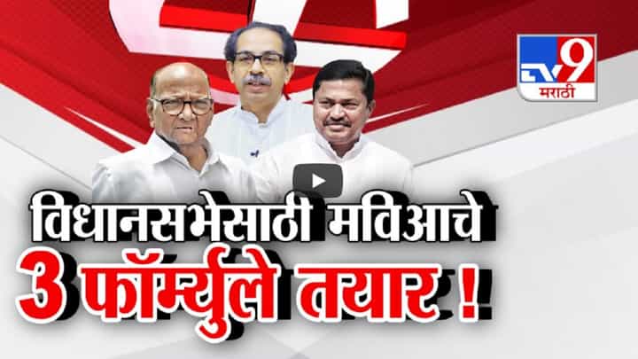 विधानसभेत शरद पवारांच्या राष्ट्रवादीला जास्त जागा मिळणार? 'मविआ'चे 'हे' 3 फॉर्म्युले तयार विधानसभेत शरद पवारांच्या राष्ट्रवादीला जास्त जागा मिळणार? 'मविआ'चे 'हे' 3 फॉर्म्युले तयार