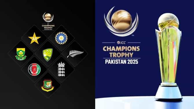 Champions Trophy 2025 : चॅम्पियन्स ट्रॉफी स्पर्धेचं प्रारूप वेळापत्रक आलं समोर, पाहा टीम इंडियाचे सामने कधी आणि कुठे ते