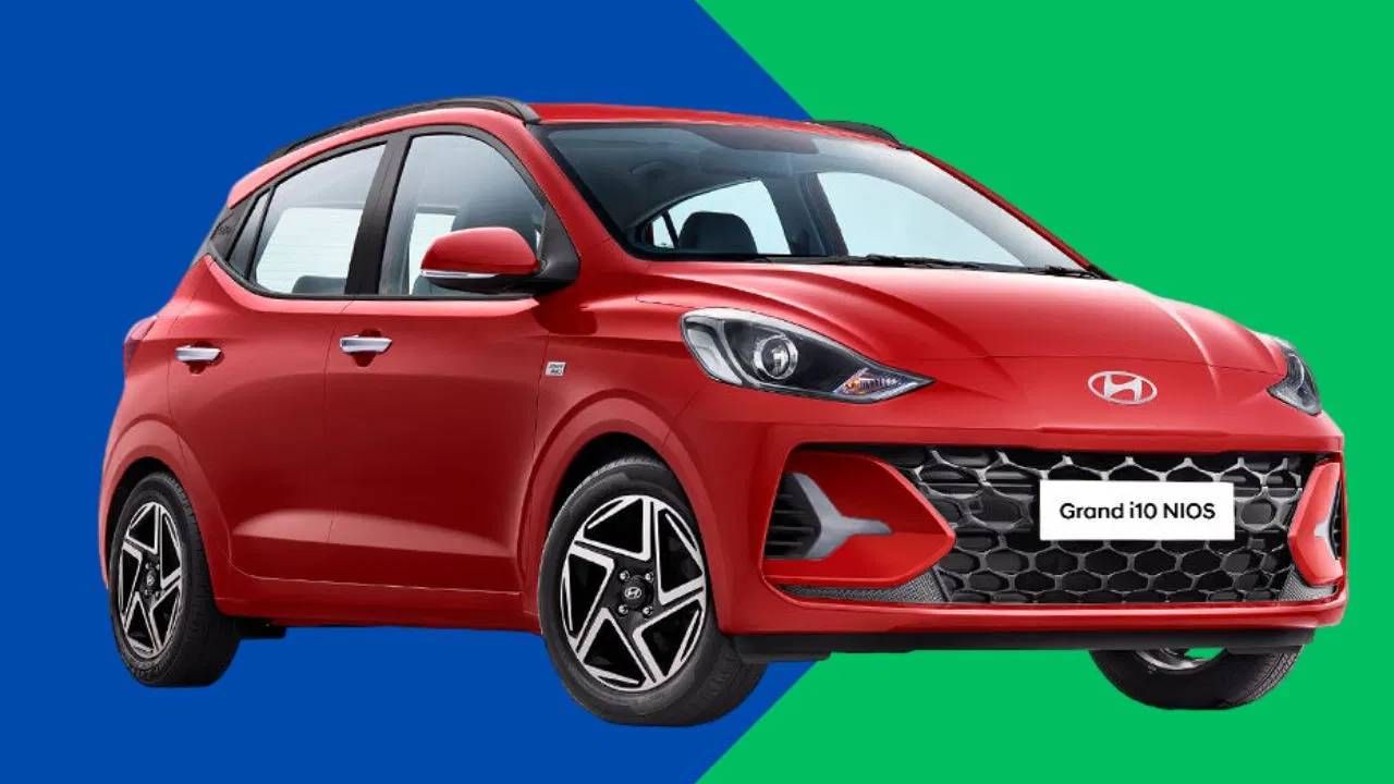 Hyundai Grand i10 Nios : हुंडई ग्रँड i10 Nios  सीएनजी ऑप्शनसह विकत घेऊ शकता.  i10 Nios च्या सीएनजी वर्जनची एक्स-शोरूम किंमत 7.68 लाख रुपये आहे. ही सीएनजी कार जवळपास 25.61 किमी प्रति किलोग्राम मायलेज देऊ शकते. (Hyundai)