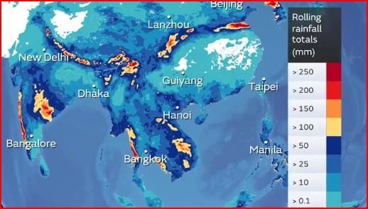 IMD Alert : कोकण आणि मुंबई किनापट्टीत 200 ते 500 मिमी पावसाचा इशारा, हवामान खात्याने जगाचा नकाशा ट्वीट करीत केला इशारा