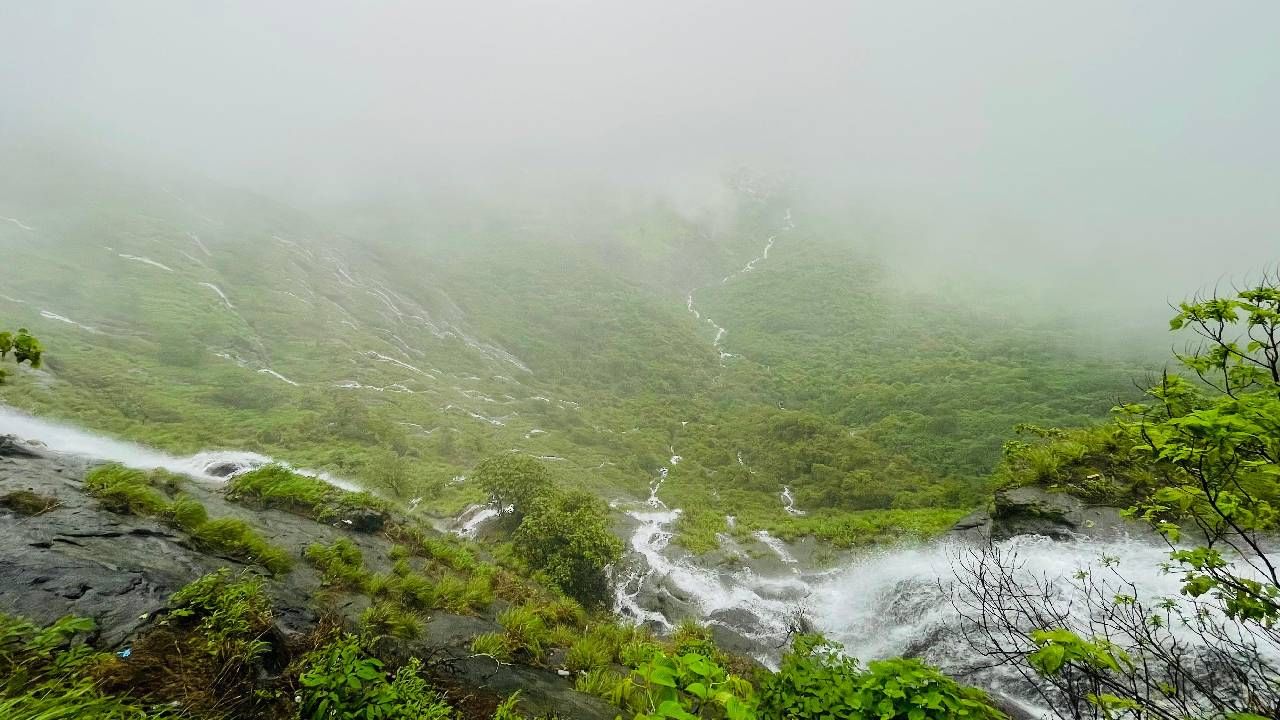 पयर्टकांना आकर्षित करणारा असा माथेरानचा नजारा...  पाऊस सुरु झाल्यावर येणारा मातीचा गंध, झाडांवर ओघळणारे पावसांचे थेंब , टपोऱ्या थेंबाचा निनादणारा आवाज.... असं हे पावसाळ्यातील माथेरान... 