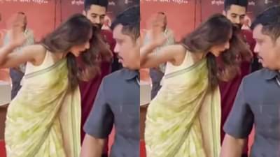 भर कार्यक्रमात तोंडावर पडता पडता वाचली ही बॉलिवूड अभिनेत्री, तो व्हिडीओ व्हायरल, पतीने...