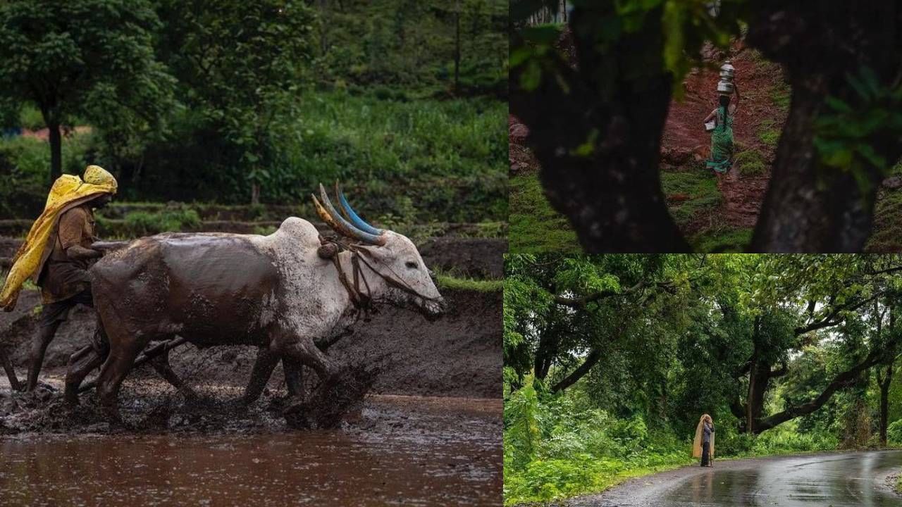 पावसाळा म्हणजे नवचैतन्य देणारा ऋतू... पावसाळ्यात निसर्ग अधिक ताजातवाना वाटतो. अशा या मन प्रफुल्लित करणाऱ्या ऋतूमध्ये महाराष्ट्र निसर्ग सौंदर्याने नटलेला दिसतो. अन् महाराष्ट्राचा ग्रामीण भाग तर अधिकच प्रसन्न दिसतो. 