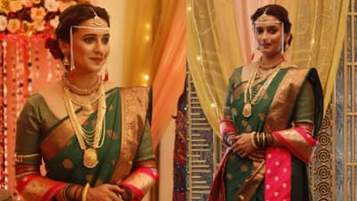 थोडं तुझं आणि थोडं माझं मालिकेत लगीनघाई; मानसी-रणजीतच्या लग्नात तेजसचा उखाणा