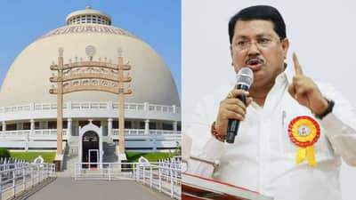 विजय वडेट्टीवारांची नागपूरच्या दीक्षाभूमीला भेट; भूमिगत पार्किंगच्या मुद्द्यावर म्हणाले, जनतेच्या भावनेचा...