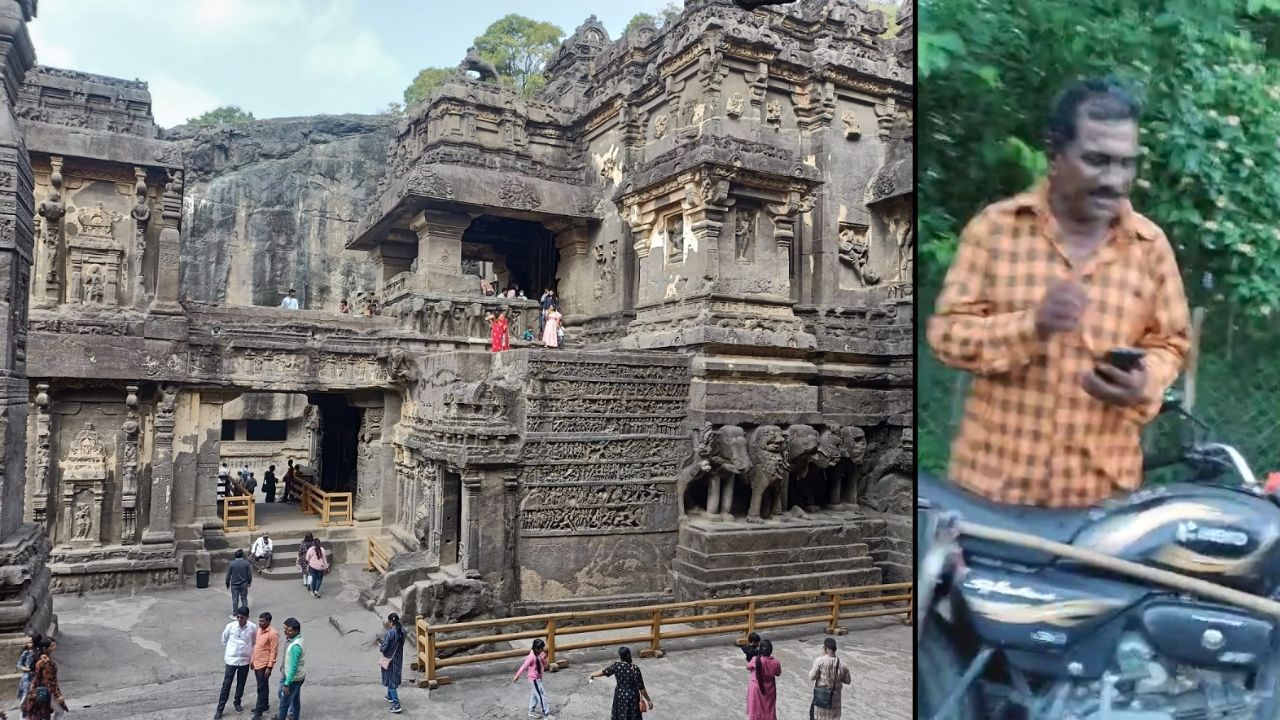 जगप्रसिद्ध अजिंठा लेणीत सरकारी मद्यापी कर्मचाऱ्याचा गोंधळ, मद्यप्राशन करून अश्लील भाषेत शिवीगाळ जगप्रसिद्ध अजिंठा लेणीत सरकारी मद्यापी कर्मचाऱ्याचा गोंधळ, मद्यप्राशन करून अश्लील भाषेत शिवीगाळ