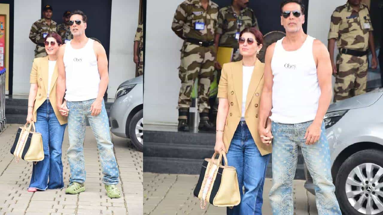 अक्षय कुमार याने घातली तब्बल इतक्या लाखांची जीन्स आणि बनियान, ते फोटो...