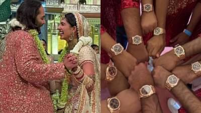 अनंत अंबानीचं लग्नात 54 कोटींचं घड्याळ तर शाहरुख-रणवीरसह मित्रांना ‘इतक्या’ कोटींची भेट