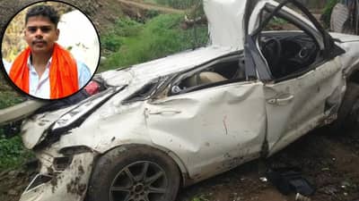 बारामतीत पालखी महामार्गावर गाडीचा टायर फुटून भीषण अपघात, काँग्रेस नेत्याच्या मुलाचा दुर्दैवी मृत्यू