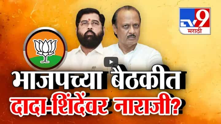 भाजप कोअर बैठकीत अजितदादा अन् शिंदेंवर नाराजी? कोणतीही मदत न केल्याचा सूर? भाजप कोअर बैठकीत अजितदादा अन् शिंदेंवर नाराजी? कोणतीही मदत न केल्याचा सूर?