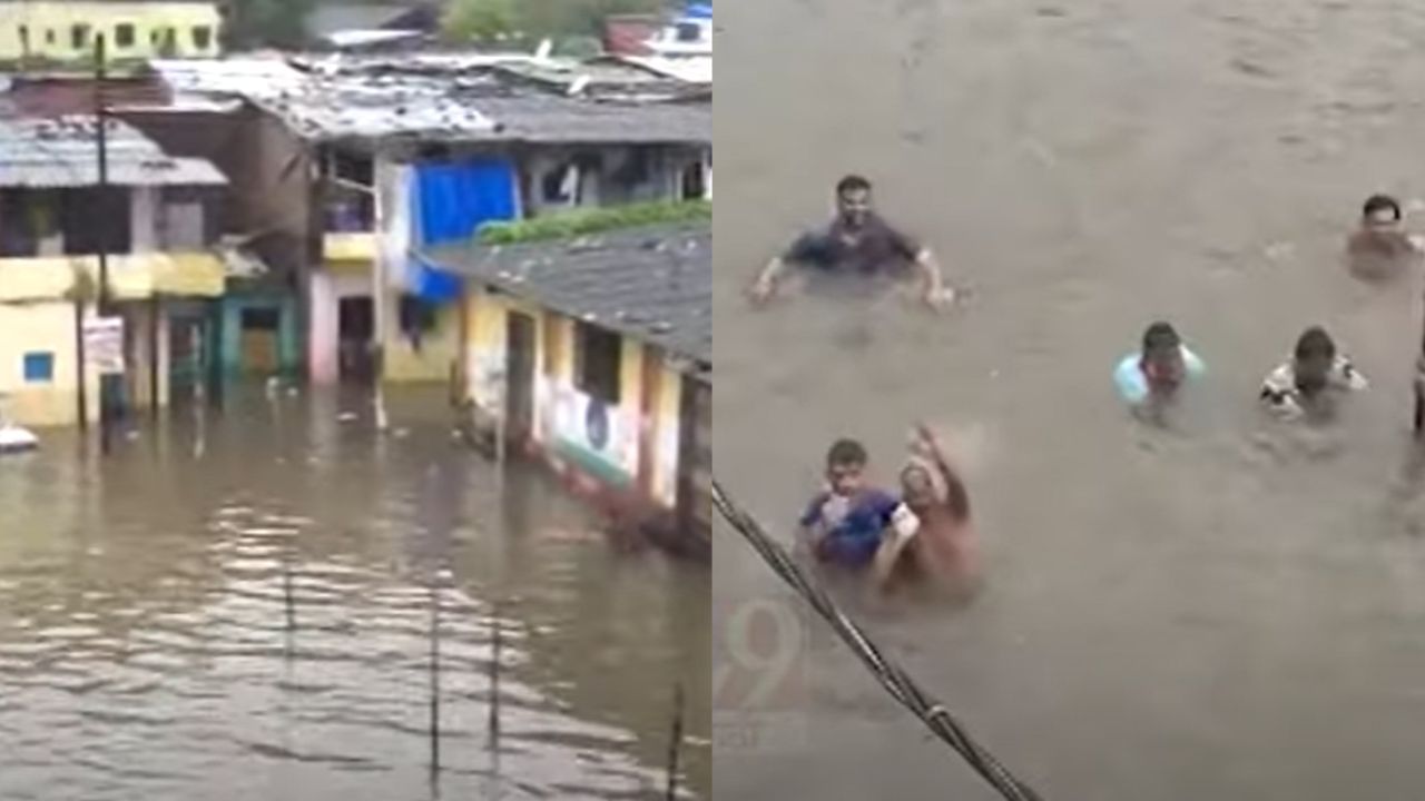 कल्याणच्या अशोक नगरातील पूरस्थिती हाताबाहेर? लोक घर सोडून नातेवाईकांच्या आश्रयाला