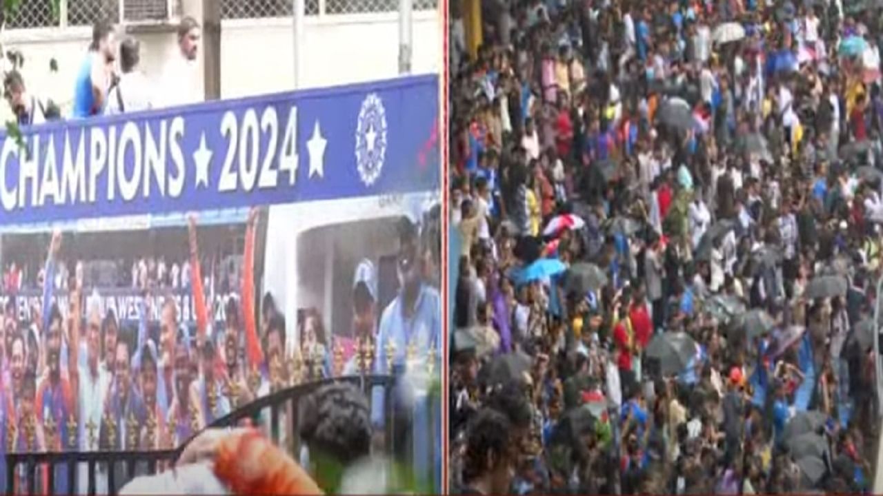 मॅच नसताना वानखेडे खचाखच भरलं, टीम इंडियाच्या स्वागतासाठी तुफान गर्दी, बघा क्रिकेटप्रेमींचा उत्साह