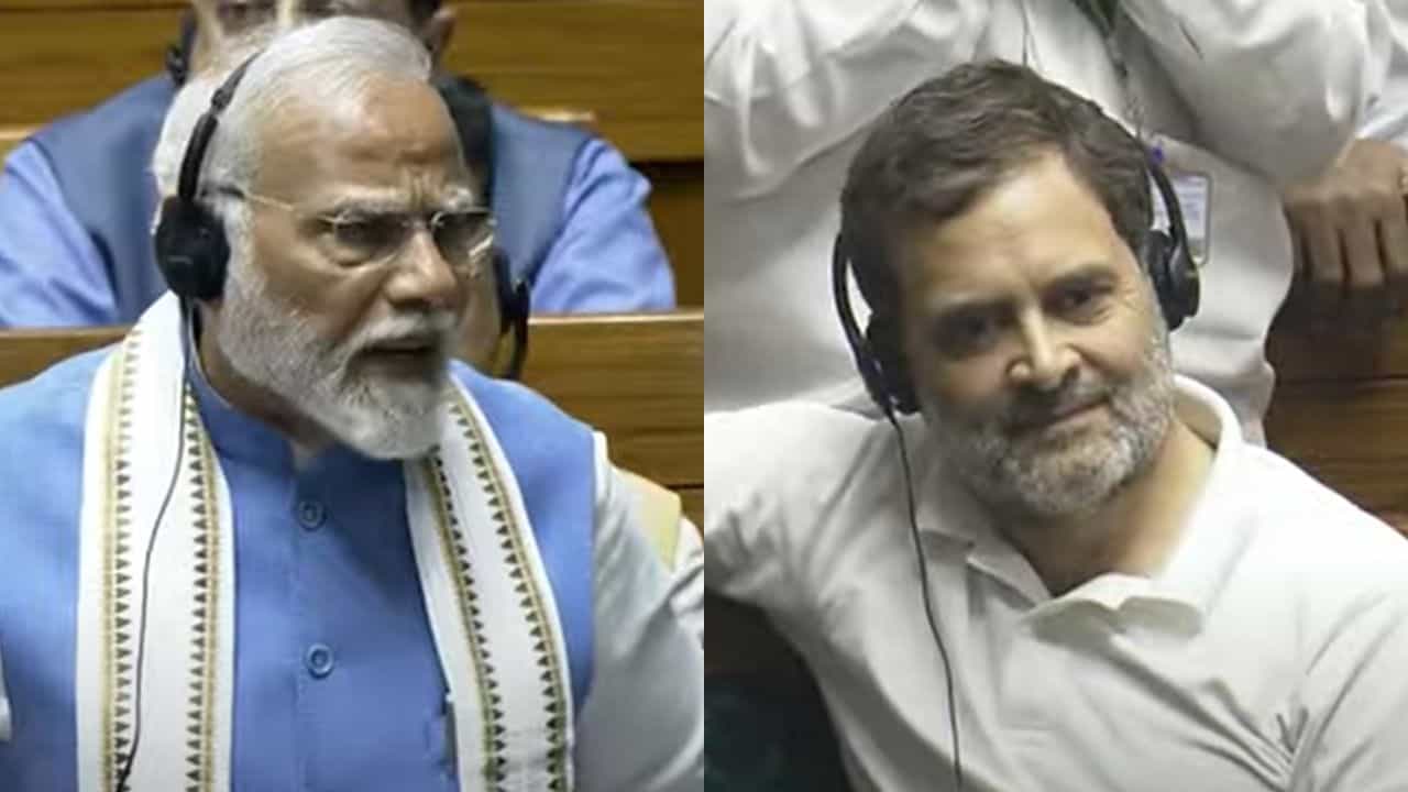 मोदींकडून राहुल गांधी यांचा बालकबुद्धी म्हणून उल्लेख, लोकसभेत प्रचंड गदारोळ