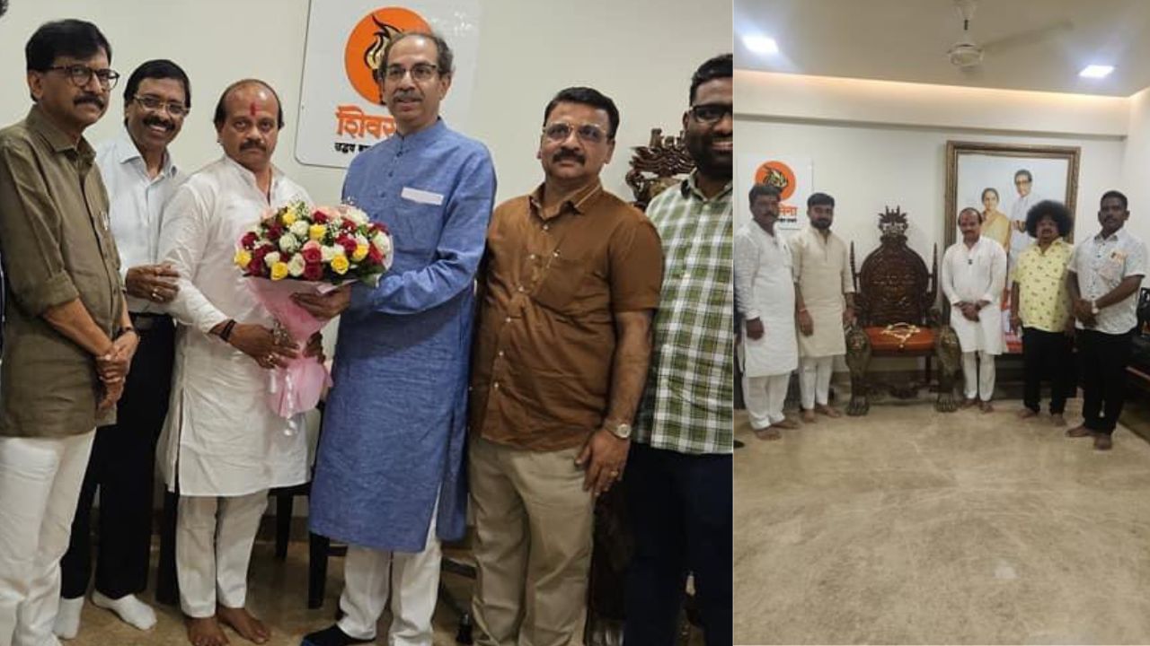 वसंत मोरे आणि उद्धव ठाकरे यांच्या भेटीचा भावनिक क्षण, पक्षप्रमुख म्हणाले, 'उशीर केला...' वसंत मोरे आणि उद्धव ठाकरे यांच्या भेटीचा भावनिक क्षण, पक्षप्रमुख म्हणाले, 'उशीर केला...'