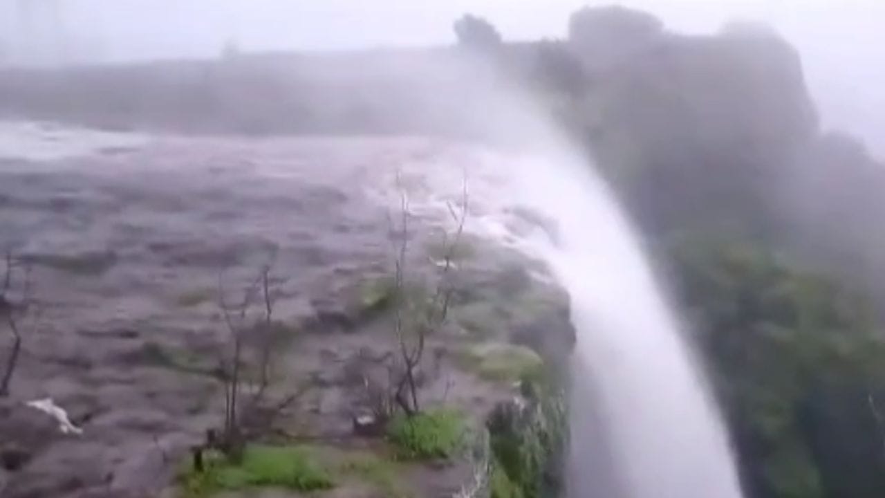 महाबळेश्वरमध्ये पडत असलेल्या मुसळधार पावसामुळे लिंगमळा धबधबा बंद करण्यात आला आहे. लोणावळ्यात घडलेल्या घटनेच्या पार्श्वभूमीवर हा निर्णय घेण्यात आला आहे. 