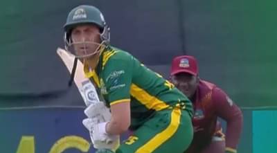 WCL 1st Semi Final: कॅप्टन यूनिस खानची अर्धशतकी खेळी, विंडिजसमोर 199 धावांचं आव्हान