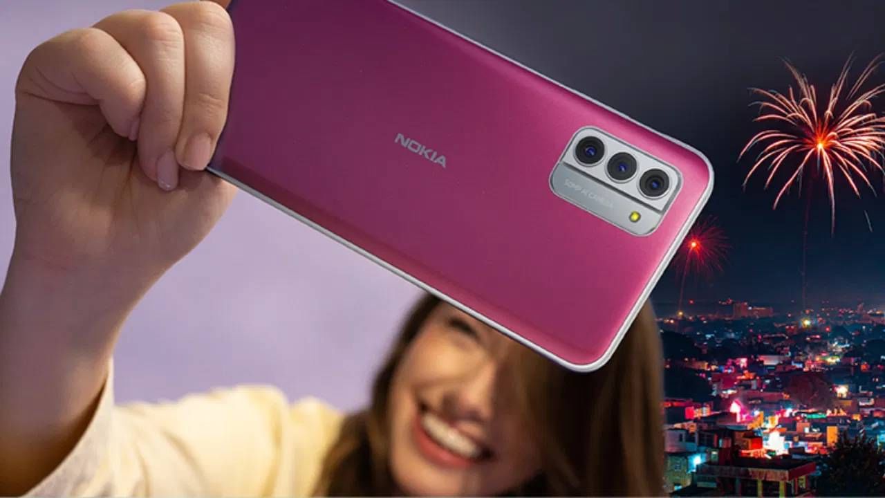 Nokia G42 5G Price : या स्मार्टफोनमध्ये 2 वर्षांपर्यत अँड्रॉईड अपडेट्स,  4GB+2GB (व्हर्च्युअल रॅम सपोर्ट) आणि 50MP रिअर कॅमेरा सपोर्ट मिळेल. या स्मार्टफोनची किंमत  9,999 रुपये आहे. हा फोन ग्राहक Amazon वरुन खरेदी करु शकतील.