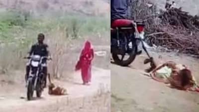 हैवानियत, मुलगी विकत घेऊन लग्न केलं, भांडणानंतर बाईकला बांधलं आणि....