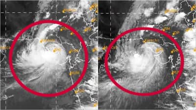 Cyclone ASNA: पन्नास वर्षांत प्रथमच जमिनीतून चक्रीवादळ, आता जमिनीनंतर समुद्रात धुमाकूळ माजवणार