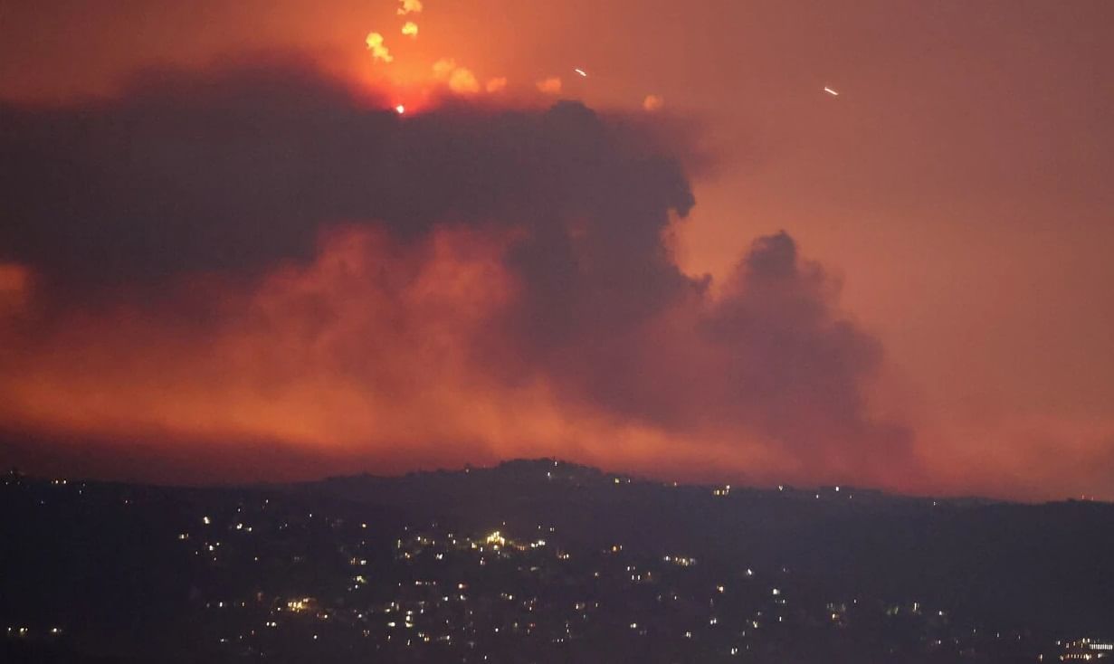 हेजबोलाचा इस्रायलवर 300 हून अधिक रॉकेटचा मारा; नेत्यानाहू म्हणाले, वाट्याला गेला तर...