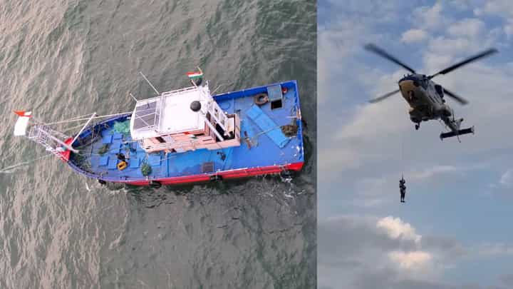 ट्रायल घेण्यासाठी गेलेली बोट खोल समुद्रात बुडाली अन्..., बघा व्हिडीओ ट्रायल घेण्यासाठी गेलेली बोट खोल समुद्रात बुडाली अन्..., बघा व्हिडीओ