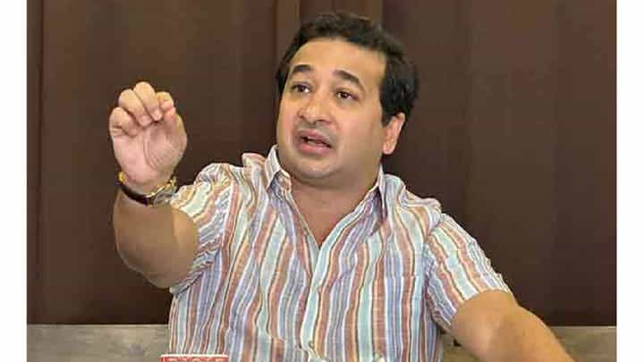 बायकोचाही फोन लागणार नाही अशा जिल्ह्यात पाठवू, नितेश राणेंची पोलिसांना धमकी बायकोचाही फोन लागणार नाही अशा जिल्ह्यात पाठवू, नितेश राणेंची पोलिसांना धमकी
