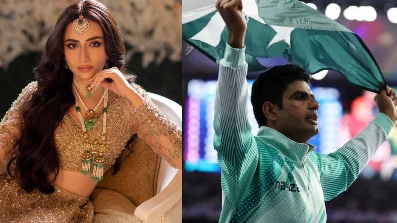 Arshad Nadeem : अर्शदच्या गोल्ड मेडल जिंकण्यावर शोएब मलिकची तिसरी बायको ...
