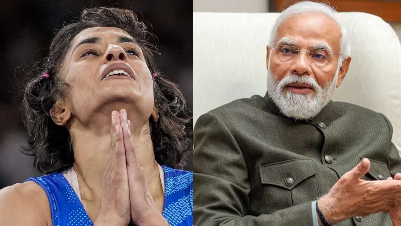 Vinesh Phogat disqualified: अपात्र ठरल्यानंतर विनेश फोगटसाठी मोदींचं खास ट्विट; म्हणाले.. Vinesh Phogat disqualified: अपात्र ठरल्यानंतर विनेश फोगटसाठी मोदींचं खास ट्विट; म्हणाले..