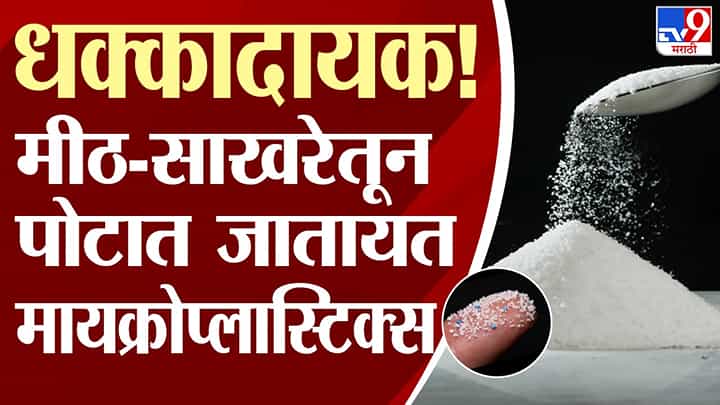 धक्कादायक! देशातील सर्व ब्रँड्सच्या मीठ-साखरेत मायक्रोप्लास्टिक्स; रिसर्चमध्ये दावा धक्कादायक! देशातील सर्व ब्रँड्सच्या मीठ-साखरेत मायक्रोप्लास्टिक्स; रिसर्चमध्ये दावा