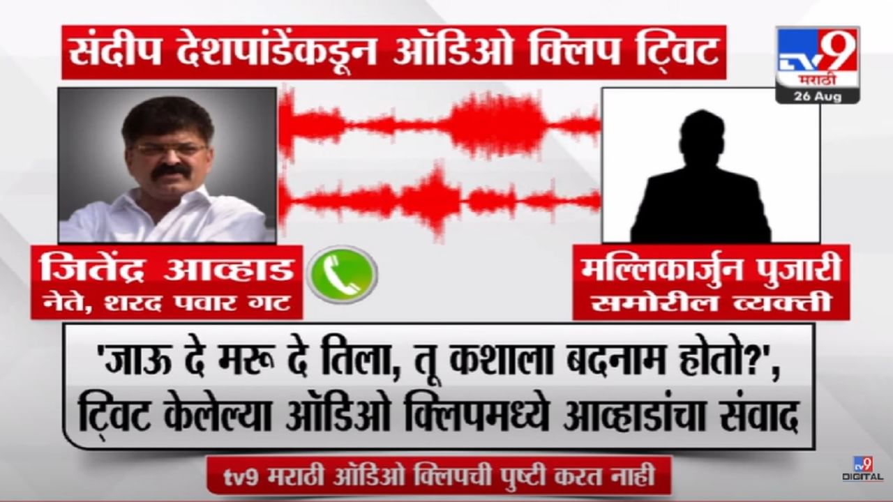 'जाऊ दे मरू दे तिला तू कशाला...?', मनसे नेत्याकडून जितेंद्र आव्हाडांची 'ती' ऑडिओ क्लिप ट्वीट