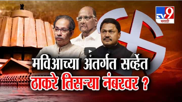 मविआच्या अंतर्गत सर्व्हेत ठाकरे तिसऱ्या नंबरवर? तर महायुतीत भाजपसह कोणाला किती जागा? मविआच्या अंतर्गत सर्व्हेत ठाकरे तिसऱ्या नंबरवर? तर महायुतीत भाजपसह कोणाला किती जागा?