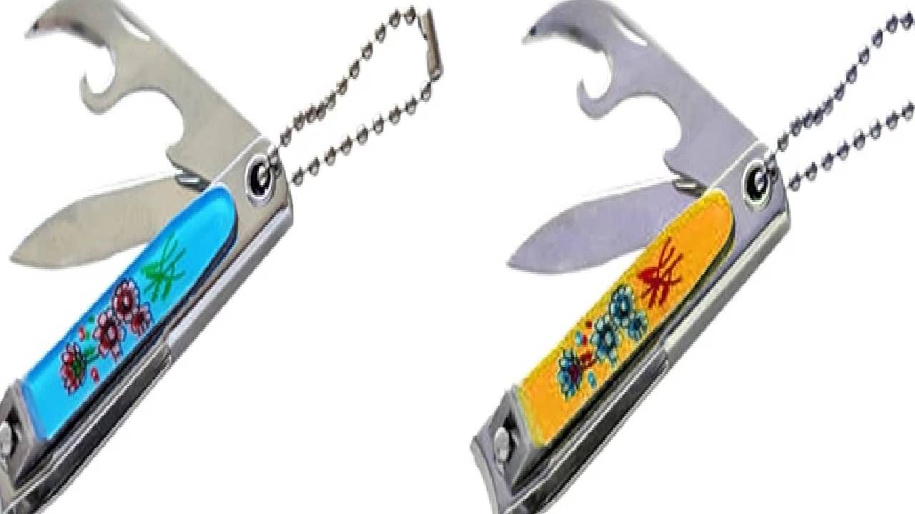 नेल कटरमध्ये मध्यभागी दोन चाकू सारखी रचना असते ज्याचा आवश्यकतेनुसार वापर केला जाऊ शकतो. या प्रकारच्या चाकूचा वापर नखे कापण्यासाठी आणि इतर अनेक कामांसाठी केला जाऊ शकतो.