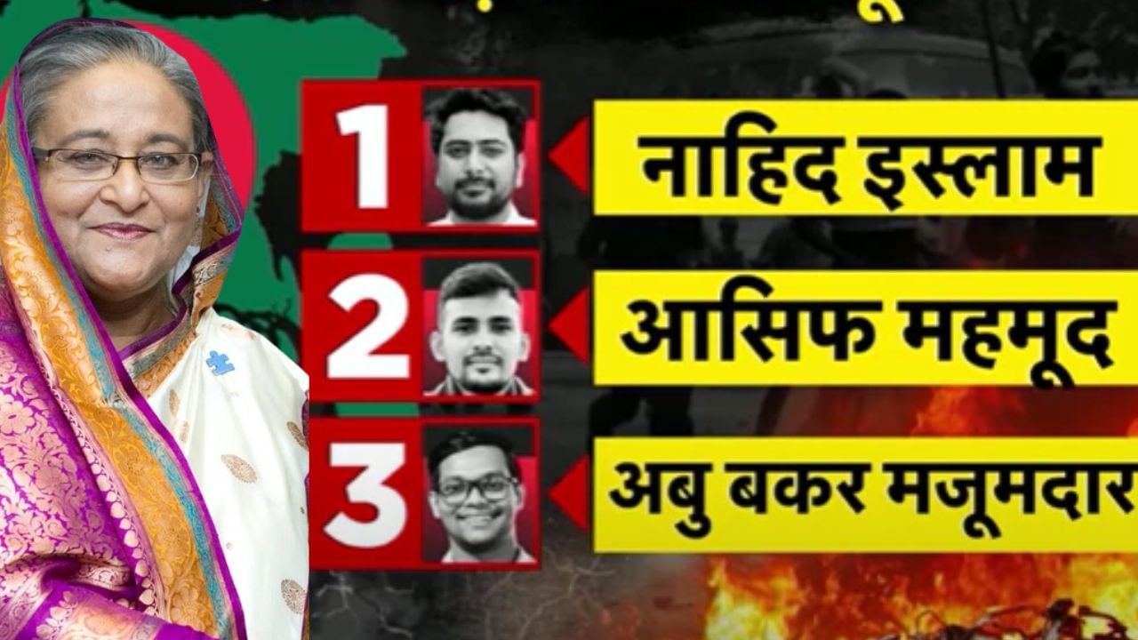 Bangladesh Violence : शेख हसीना यांना तीन विद्यार्थी नेत्यांमुळे सोडावा लागला देश? पाकिस्तान, चीन, अमेरिकेचे यासाठी नाव?