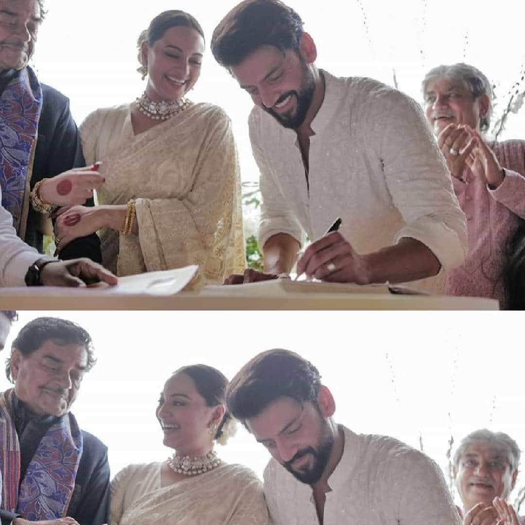 अभिनेत्री सोनाक्षी सिन्हाने बॉयफ्रेंड झहीर इक्बालशी 23 जून रोजी लग्न केलं. या दोघांच्या आंतरधर्मीय लग्नाबाबत सोनाक्षीच्या कुटुंबीयांमध्ये नाराजी असल्याची जोरदार चर्चा होती. इतकंच काय तर तिचा एक भाऊ लग्नालाही उपस्थित नव्हता. सोनाक्षी आणि झहीरच्या लग्नाला आता दीड महिना पूर्ण झाला आहे.