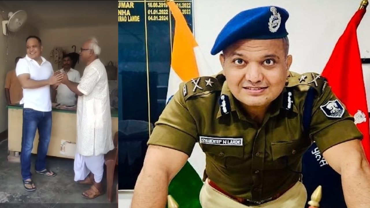 IPS शिवदीप लांडे यांनी राजीनामा दिल्यानंतर ज्येष्ठ व्यक्तीने घेतली भेट, मग जे घडले त्याचा व्हिडिओ व्हायरल