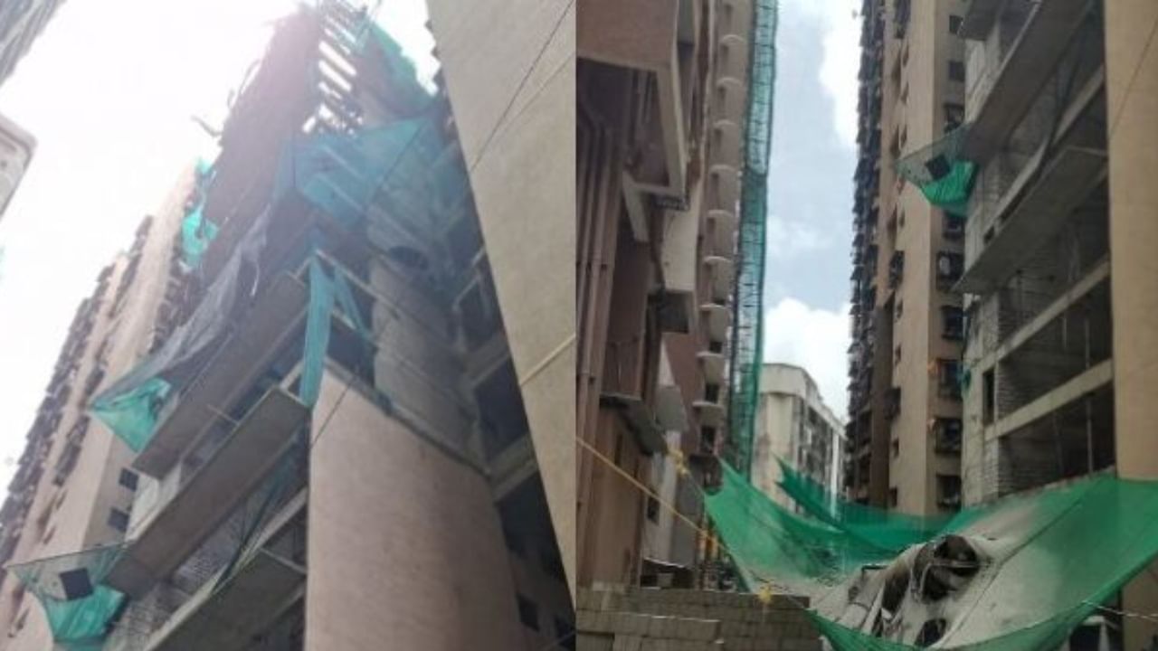 मुंबईत इमारतीचा स्लॅब कोसळून मोठी दुर्घटना, तिघांचा मृत्यू - Marathi News |  Mumbai Malad East under construction building slab collapsed three  labourers died | TV9 Marathi
