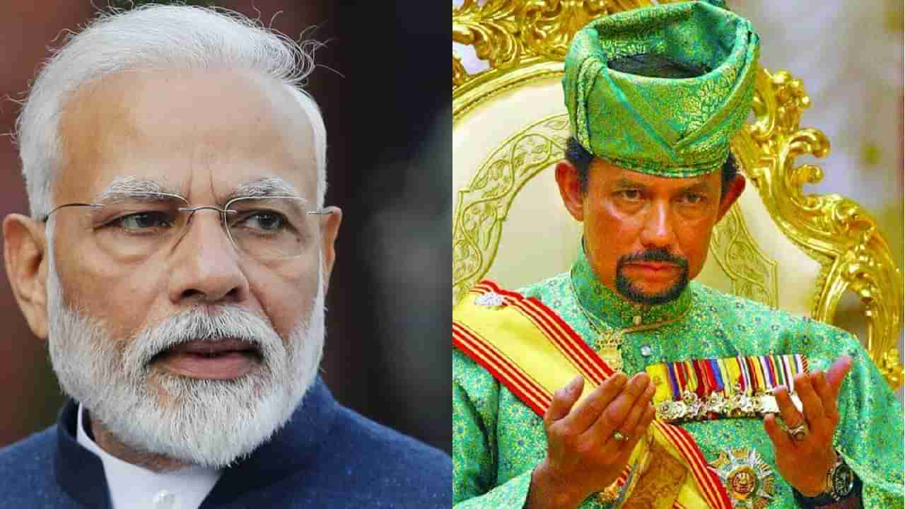 PM Modi Brunei Visit : ब्रुनेईच्या सुल्तानाकडे सोन्याचे बेसिन, विमान आणि राजवाडा