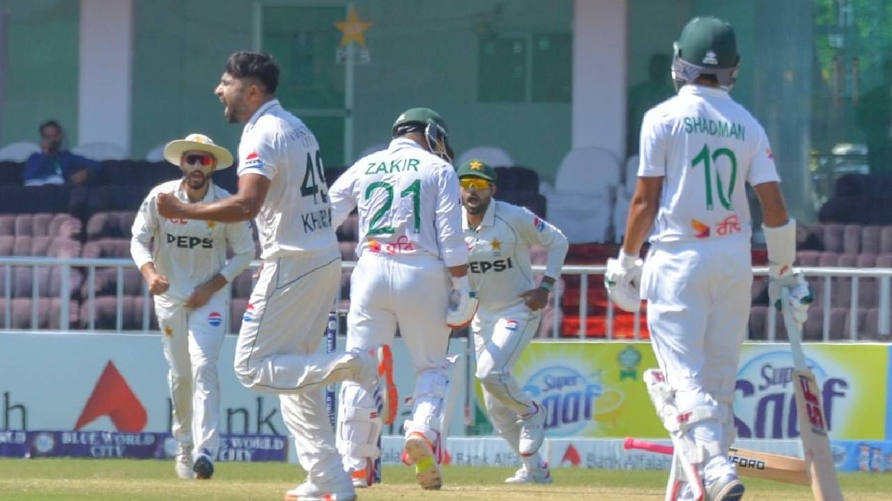 PAK vs BAN : दुसऱ्या कसोटीत पाकिस्तानचं बांगलादेशसमोर फक्त 184 धावांचं आव्हान, कोण मारणार बाजी? PAK vs BAN : दुसऱ्या कसोटीत पाकिस्तानचं बांगलादेशसमोर फक्त 184 धावांचं आव्हान, कोण मारणार बाजी?