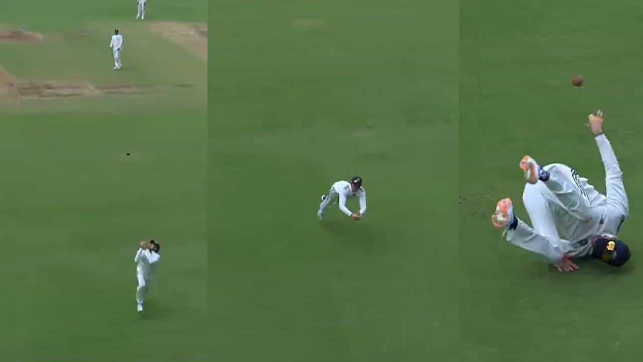Video : दुलीप ट्रॉफी 2024 स्पर्धेत शुबमन गिलने पकडला जबरदस्त झेल, ऋषभ पंतचा खेळ अवघ्या 7 धावांवर संपला