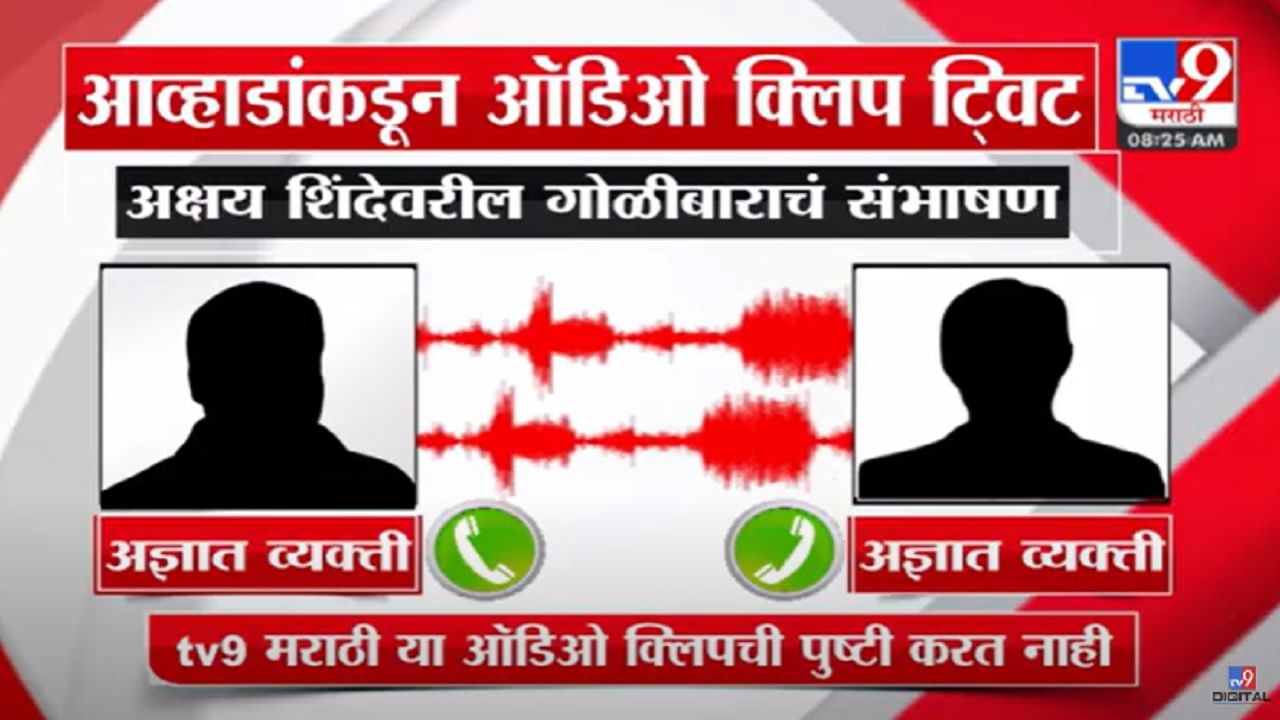 अक्षय शिंदेचा एन्काऊंटर खरा की खोटा? जितेंद्र आव्हाड यांच्याकडून ऑडिओ ट्विट; ऑडिओ क्लिपमध्ये काय?