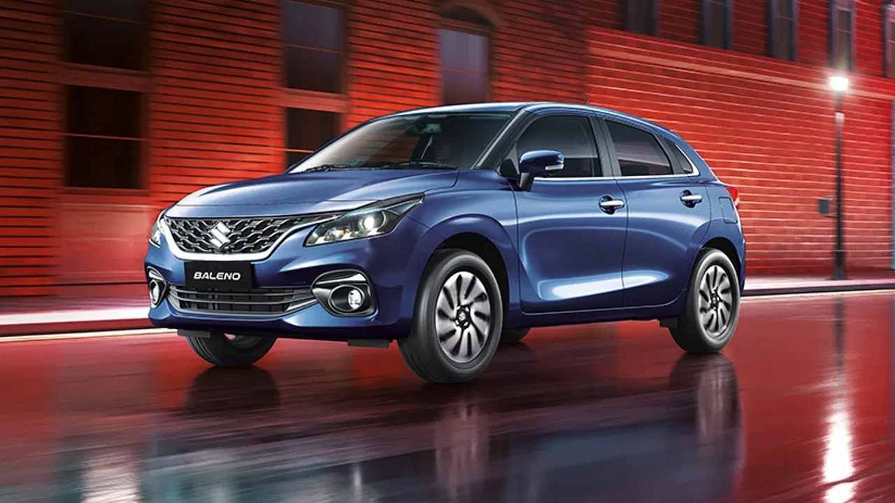 Maruti Suzuki Baleno : मारुति सुजुकी बलेनो प्रीमियम हॅचबॅक (AMT) खरेदीवर 52,100 रुपयाची बचत होऊ शकते.  मॅनुअल वर्जनवर 47,100 रुपये आणि CNG वर्जन वर 37,100 रुपयाचा डिस्काऊंट मिळेल.  बलेनोची स्टार्टिंग एक्स-शोरूम प्राइस 6.66 लाख रुपये आहे. (Maruti Suzuki)