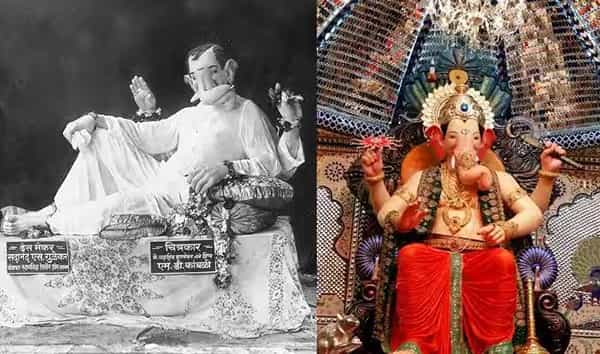 लालबागच्या राजाची सुरुवात साल 1934 मध्ये झाली असली तरी लालबागच्या गणेश मंडळाच्या गणेश मूर्तीत बदल होत आला आहे.यंदाच्या लालबागच्या राजाची मूर्ती मरुन कलरचे पितांबर नेसलेली आहे.